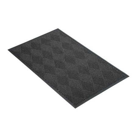 Superior Mfg Group, Notrax NoTrax Opus Entrance Mat 3/8in Thick 3' x 5' Charcoal 168S0035CH